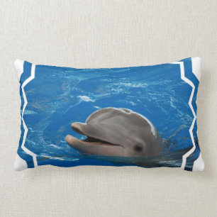 Lovable Dolphin Lumbar Cushion