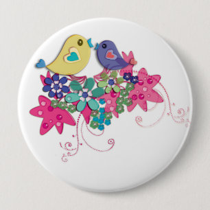 Love 10 Cm Round Badge