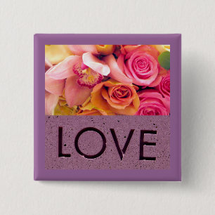 Love_ 15 Cm Square Badge