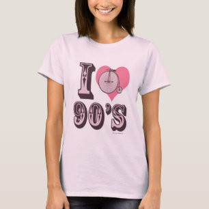 Love 1890s Vintage Heart Slogan Parody T-Shirt