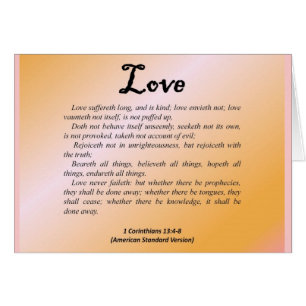Love 1 Corinthians 13-4