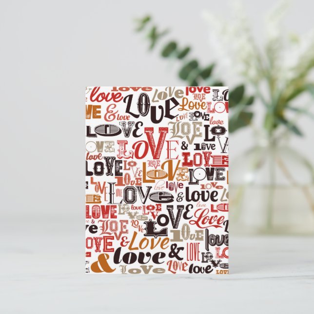 Love 1 postcard (Standing Front)