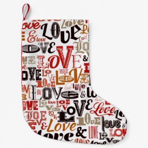 Love 1 small christmas stocking