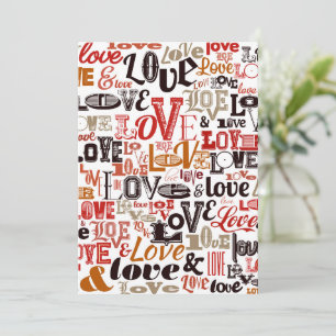 Love 1 thank you card