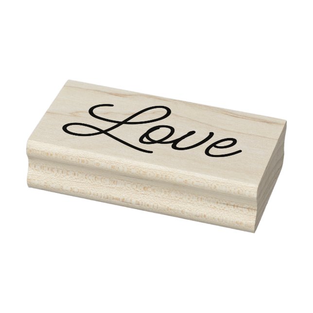 LOVE 1"x2.5" Rubber Stamp / Meow Script (Stamp)