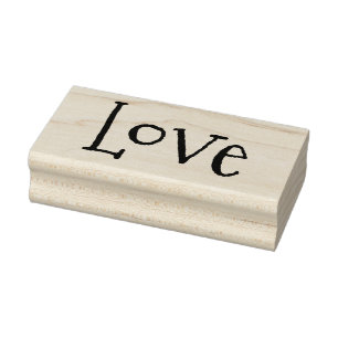 LOVE 1"x2.5" Rubber Stamp / Mountains of Christmas