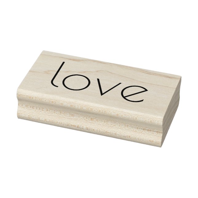 LOVE 1"x2.5" Rubber Stamp / Poirot One (Stamp)