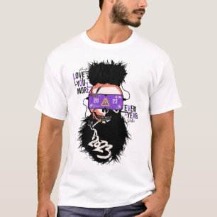 love 2023 Death head punk hipster skull glasses T-Shirt