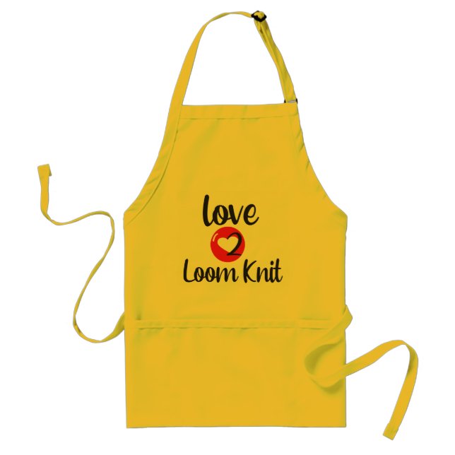 Love 2 Loom Knit Standard Apron (Front)
