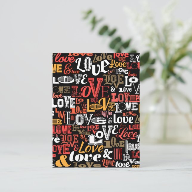 Love 2 postcard (Standing Front)