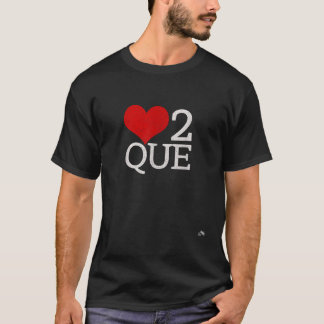 Love 2 QUE I Heart to BBQ Master the Barbecue Gril T-Shirt