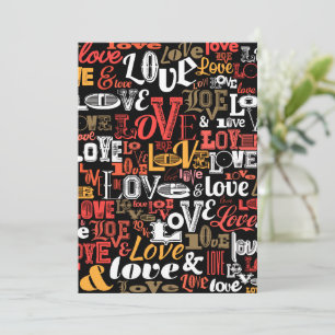 Love 2 thank you card