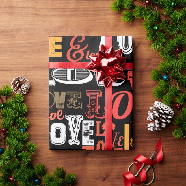 Love 2 wrapping paper (Holiday Gift)