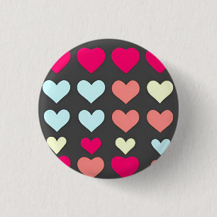 Love 3 Cm Round Badge