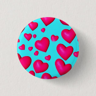 Love 3 Cm Round Badge