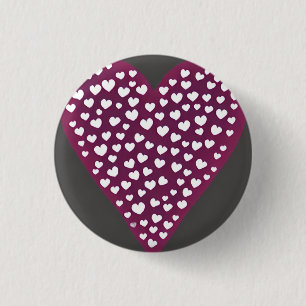 Love 3 Cm Round Badge