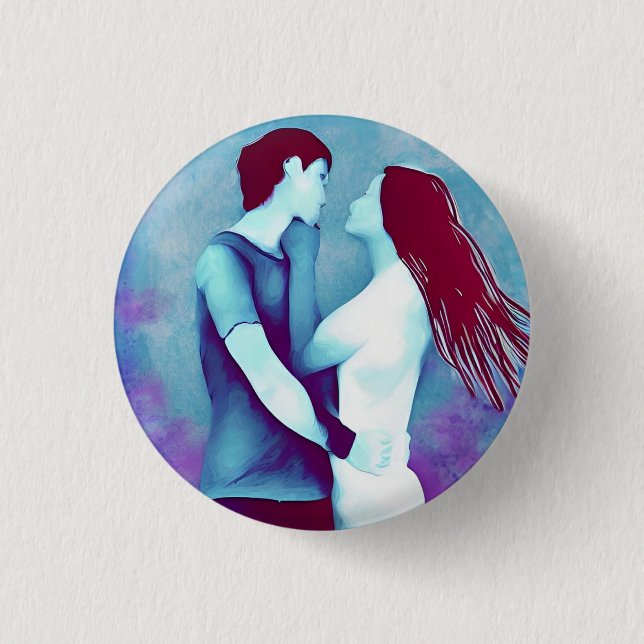 Love 3 Cm Round Badge (Front)