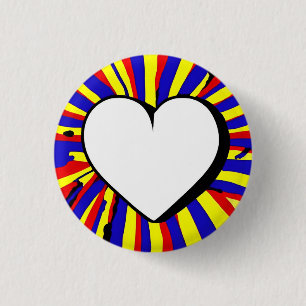 Love 3 Cm Round Badge