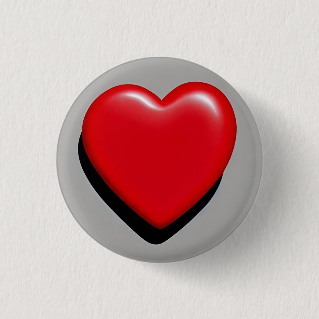 Love 3 Cm Round Badge (Front)