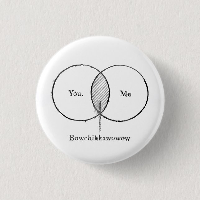 Love 3 Cm Round Badge (Front)