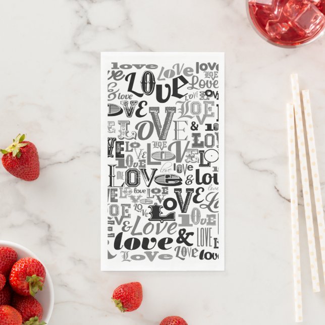 Love 3 napkin (Insitu)