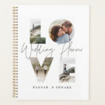 Love 4 photo modern personalised gift wedding planner<br><div class="desc">Love 4 photo simple modern personalised wedding planner gift for the one you love.</div>