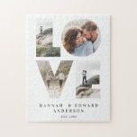 Love 4 photo simple modern personalised gift jigsaw puzzle<br><div class="desc">Love 4 photo simple modern personalised anniversary,  wedding,  birthday or Christmas gift for the one you love.</div>