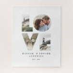 Love 4 photo simple modern personalised gift  jigsaw puzzle<br><div class="desc">Love 4 photo simple modern personalised anniversary,  wedding,  birthday or Christmas gift for the one you love.</div>