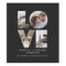 Love 4 photo simple modern personalised gift wine 