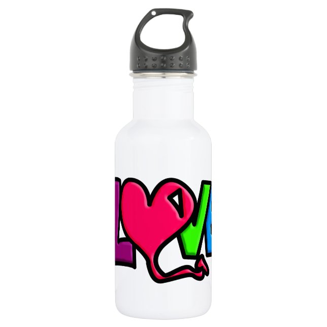 Love 532 Ml Water Bottle (Front)