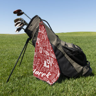 Love 5 golf towel