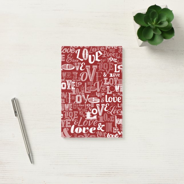 Love 5 post-it notes (Office)