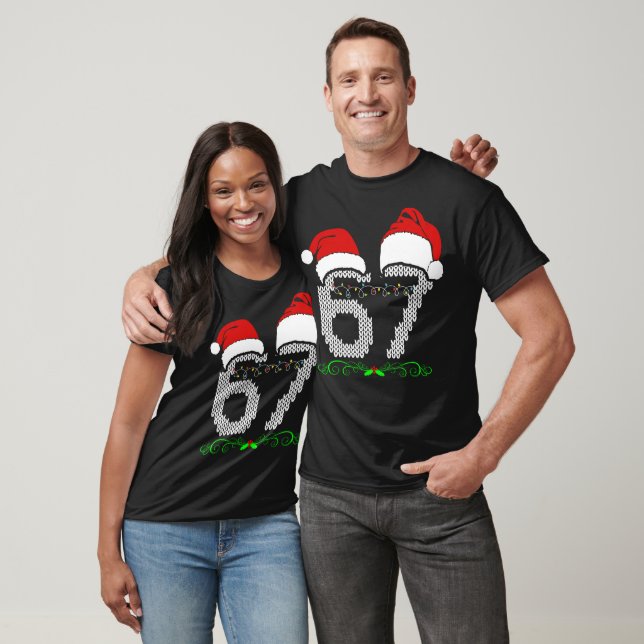 Love 67 Valentine Christmas Gift T-Shirt (Unisex)