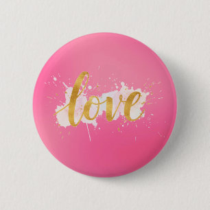Love 6 Cm Round Badge