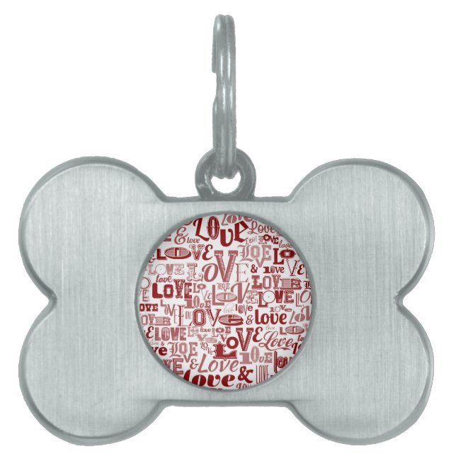 Love 6 pet ID tag (Front)
