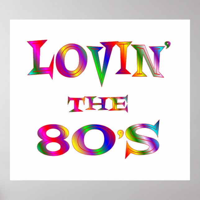 Love 80s Poster (Front)