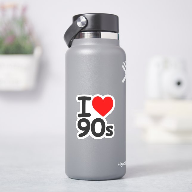Love 90s sticker (HydroFlask)