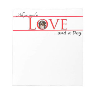 Love a Bernese Mt. Dog Note Pad