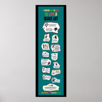 Love a Black Cat Discount Tiny Infographic Poster