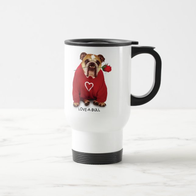 LOVE-A-BULL travel mug (Right)