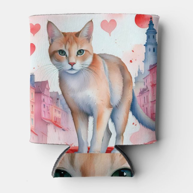 Love a Cat  Can Cooler (Front)