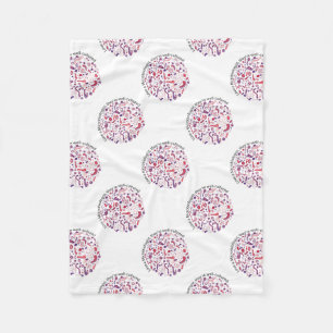 Love a Microbiologist Fleece Blanket