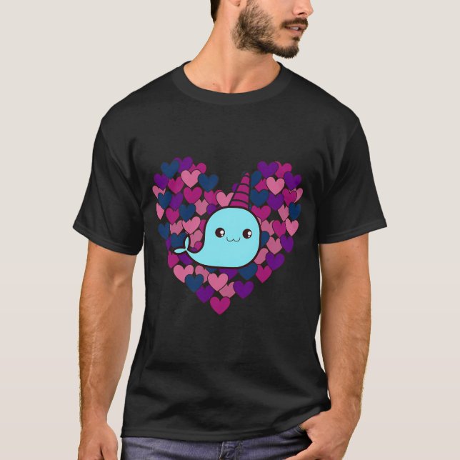 Love a narwahl T-Shirt (Front)