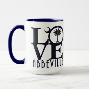 LOVE Abbeville SC 15oz Mug