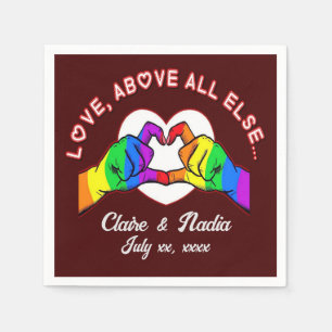 Love Above All Else Napkins