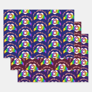 Love Above All Else   Wrapping Paper Sheet