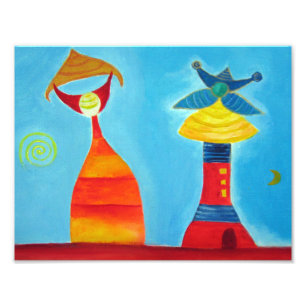 Love Abstract Art Illustration Photo Print