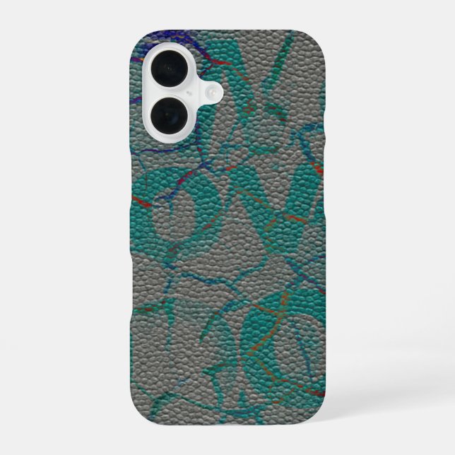 Love Abstract Text iPhone 16 Case (Back)