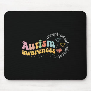 Love Accept Adapt Advocate Autism Awareness Teache Mouse Pad