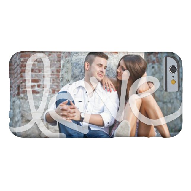 "Love" Add your photo Case-Mate iPhone Case (Back Horizontal)